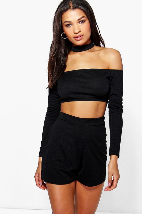 Kellie Cut Out Choker Style Playsuit